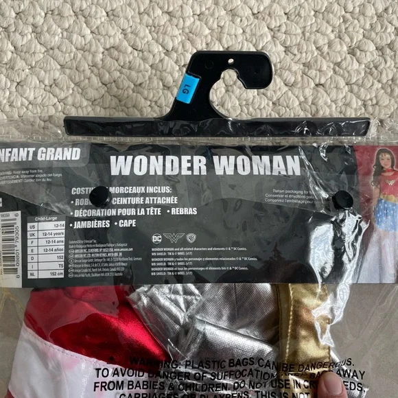 DC Wonder Woman Child Large Costume - Picture 13 of 13